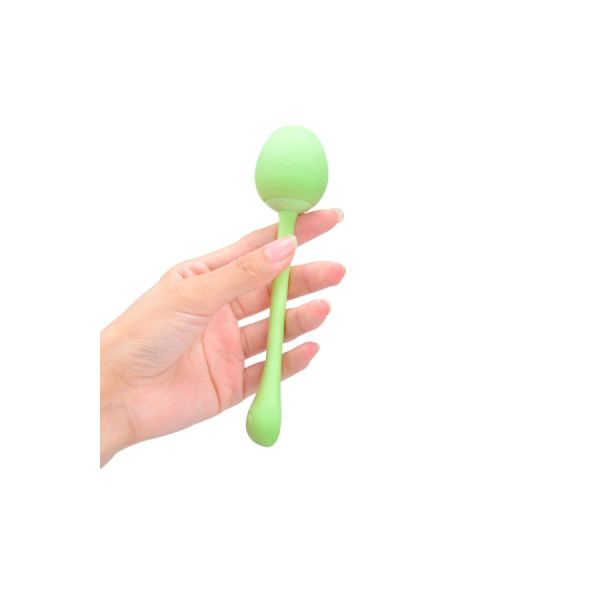 Balle de Geisha vibrante verte avec télécommande 